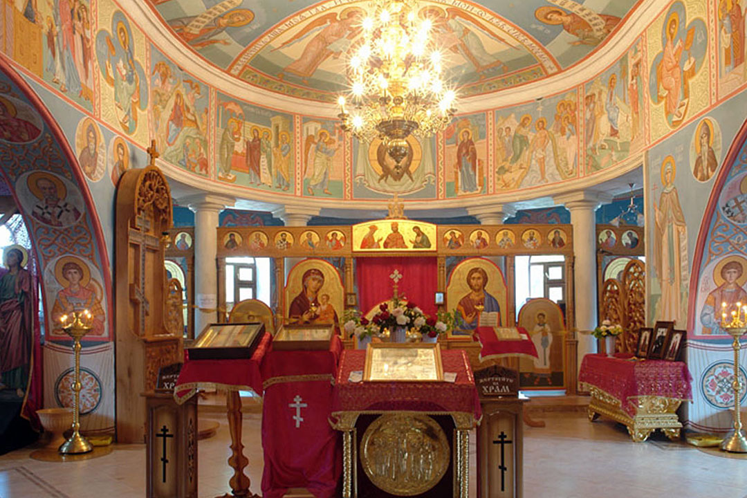 Церковь во имя иконы Богородицы "Всех Скорбящих Радосте". Топловский монастырь (Крым).